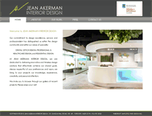 Tablet Screenshot of jeanakermandesign.com